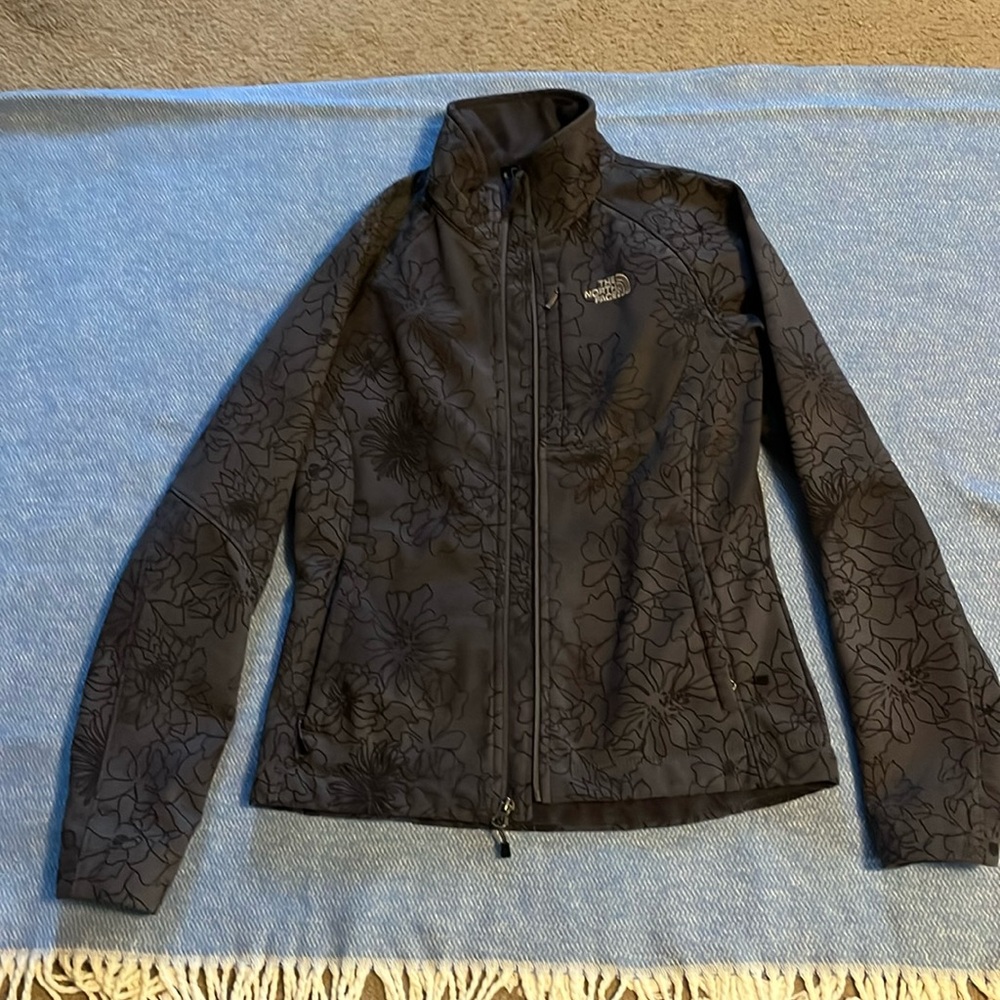 the North face floral scuba jacket